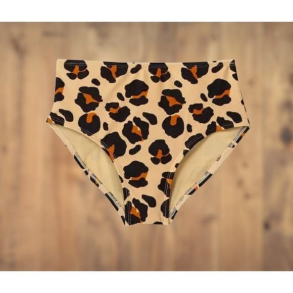 art class Other - Art Class Girls Size Large (10/12) Tan Leopard Print High-Waisted Bikini Bottom